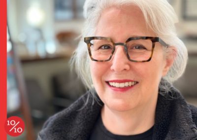 Ann ET square frame eyeglass for women