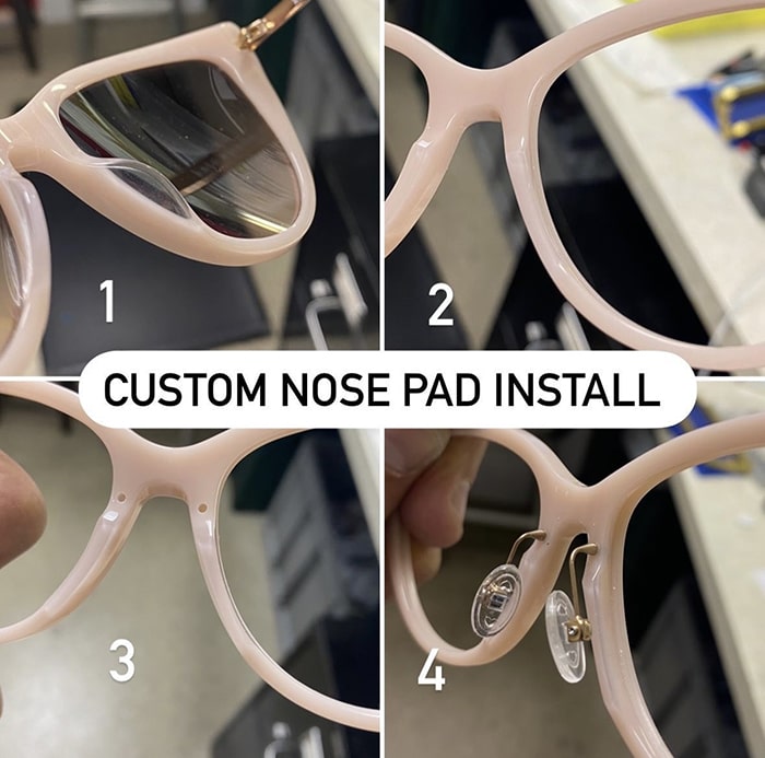 Custom Nose Pad Install
