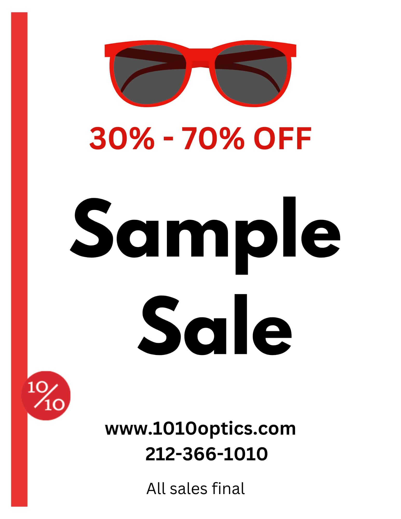 January Sample Sale